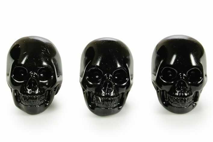 1.5" Polished Obsidian Skulls - Photo 1
